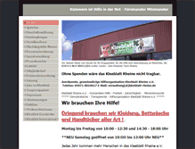 Tablet Screenshot of kleeblatt-rheine.de